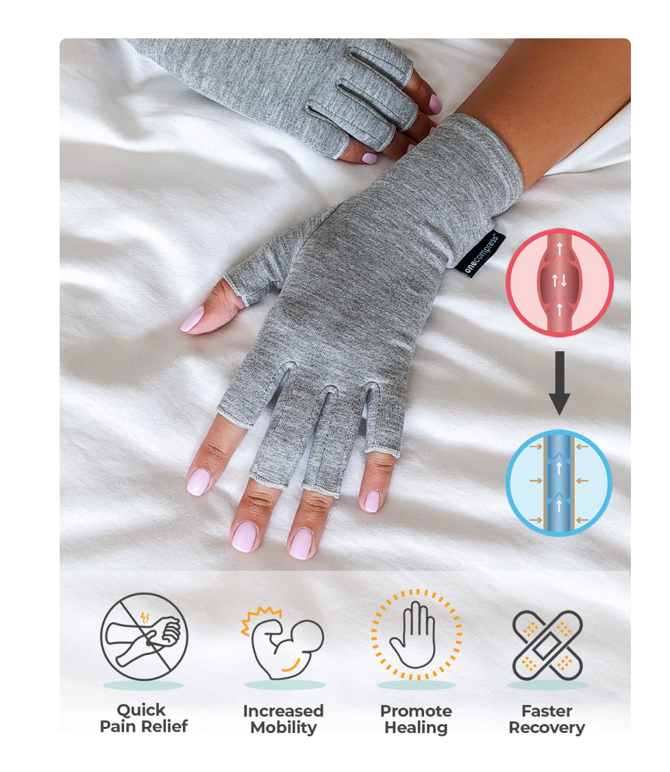 Manibù – Guanti a Compressione in Bambù, Dita Libere